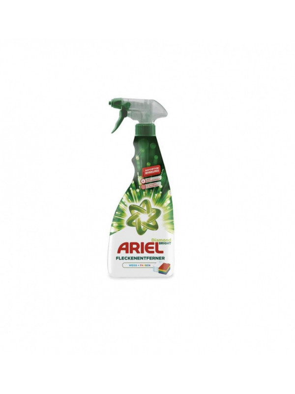 Spray pentru indepartarea petelor Ariel Diamond Bright rufe albe + colorate 750ml