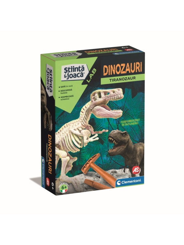 STIINTA SI JOACA DESCOPERA DINOZAURUL T-REX FLUO