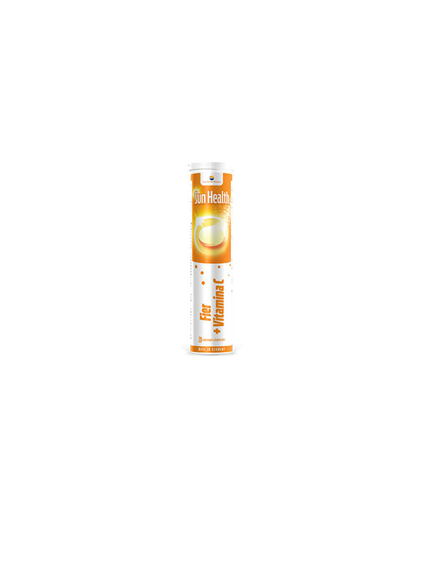 Sun health fier+vitamina c 20cpr efervescente