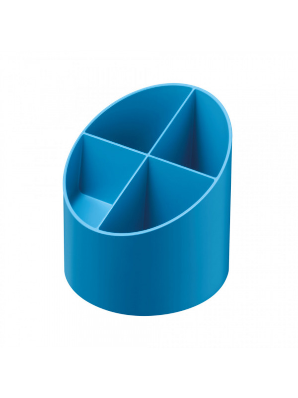 SUPORT ROTUND INSTRUMENTE DE SCRIS 4 COMPARTIMENTE AZURIU GREENLINE BLUE ANGEL