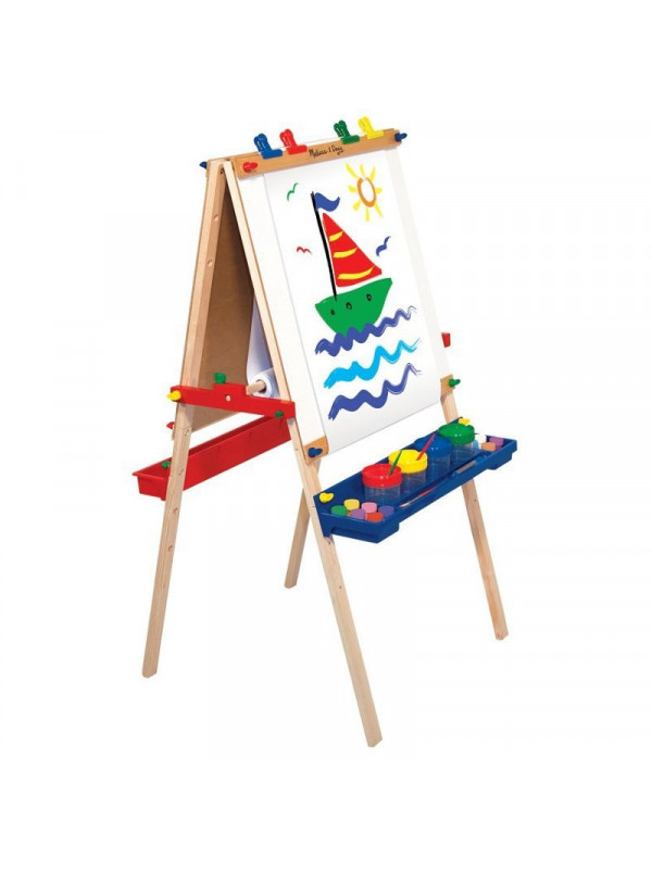 Tabla de scris reglabila Sevalet lemn Melissa and Doug
