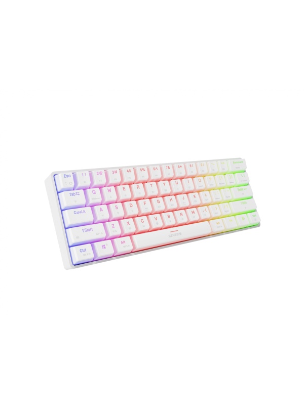 Tastatura Genesis Thor 660 G2 60% B alb