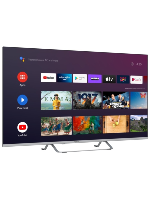 Televizor Android TV 11, DLED 65E635SUS, 165cm, UHDVB-T/T2/C/S/S2, 380 cd/m2, VESA 200x200mm