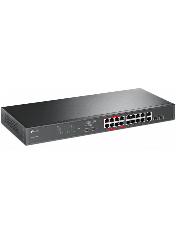 TPL SW 16P-POE ,2P-GB SFP UNMNGD RM