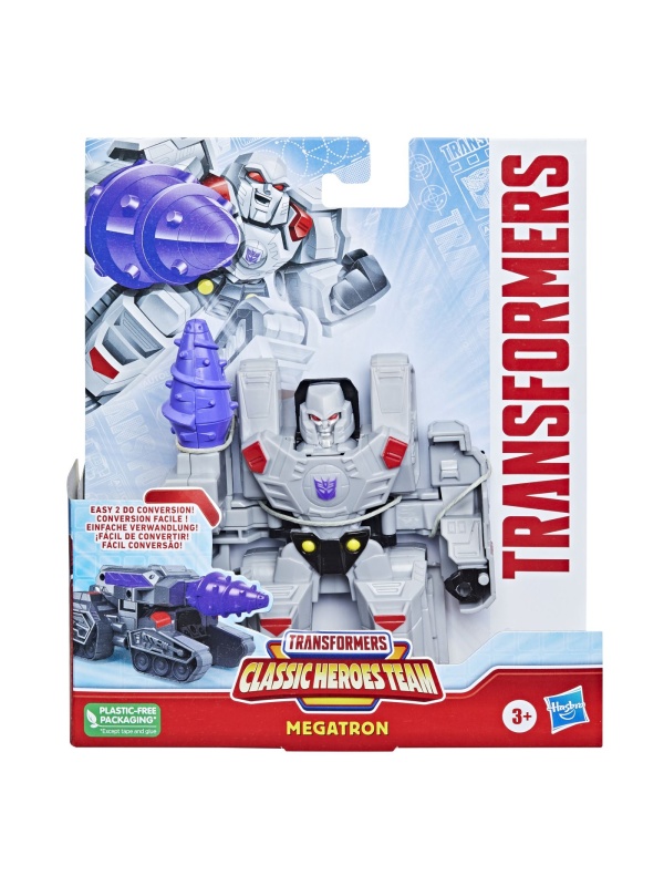 TRANSFORMERS CLASSIC HEROES TEAM ROBOT MEGATRON TRANSFORMABIL