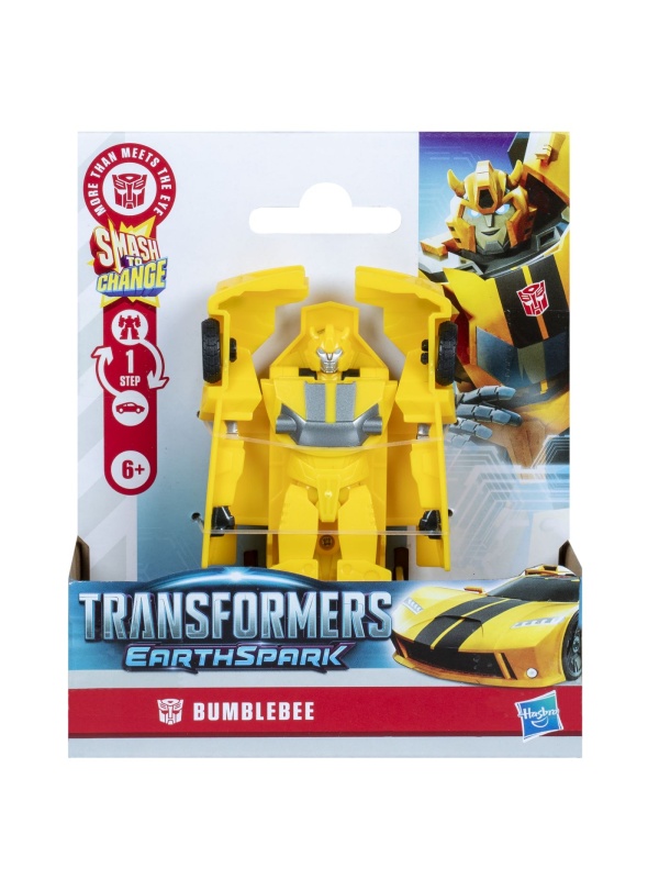TRANSFORMERS EARTHSPARK FIGURINA BUMBLEBEE 1 STEP SMASH TO CHANGE