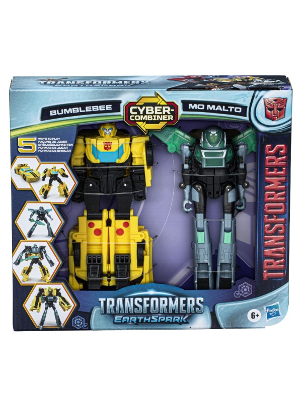 TRANSFORMERS EARTHSPARK SET 2 FIGURINE BUMBLEBEE SI MO MALTO