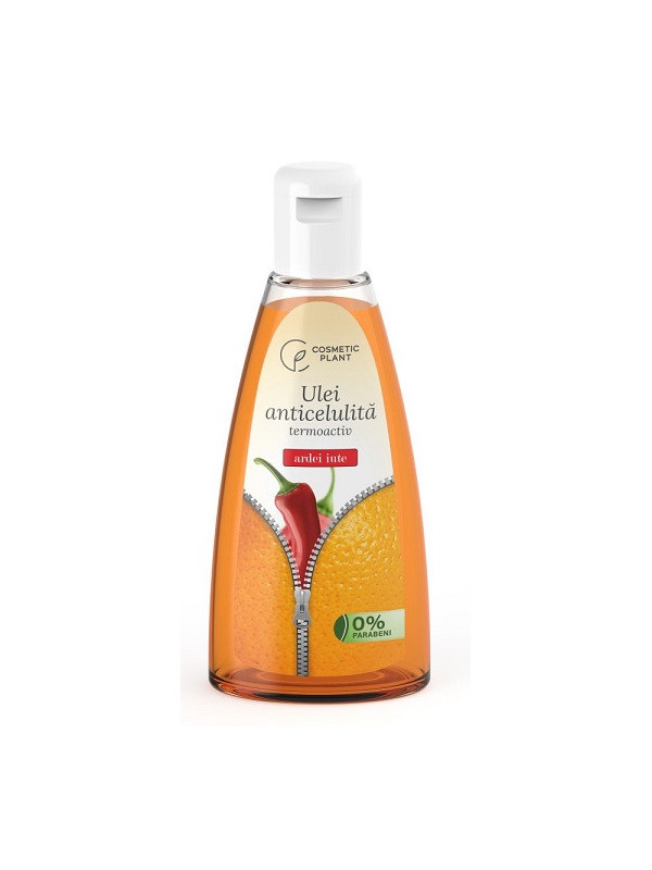 Ulei anticelulita termoactiv cu ardei iute 200ml cosmetic plant