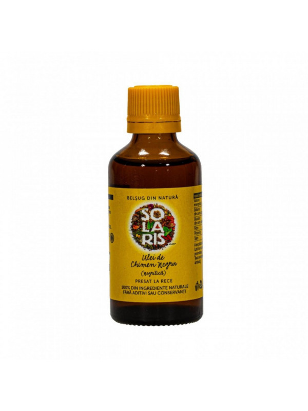 Ulei chimen negru(negrilica) presat la rece 50ml solaris