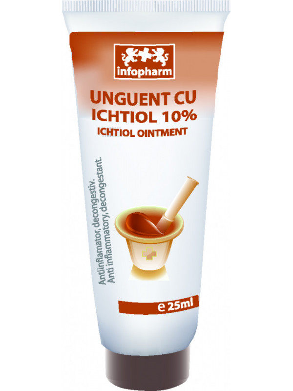 UNGUENT CU ICHTIOL 10% 25ml INFOPHARM