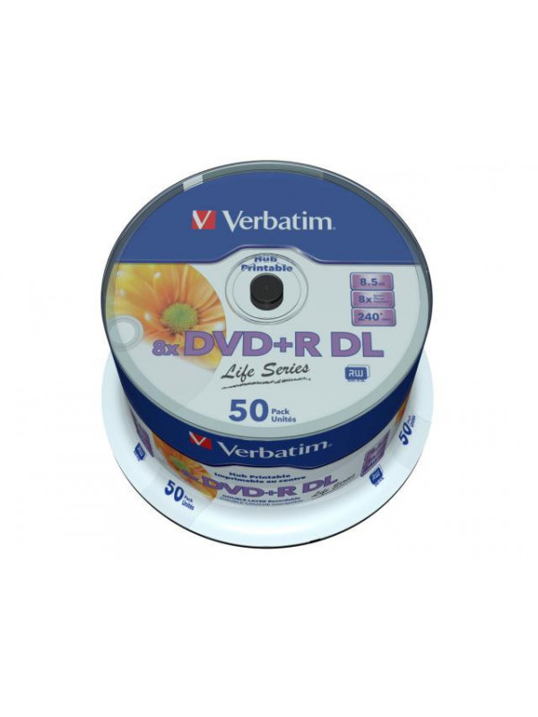 Verbatim DVD+R DOUBLE LAYER 8,5GB 8X PRINTABLE Sp 50