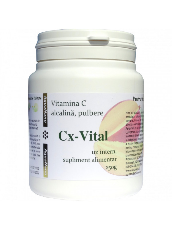 VITAMINA C ALCALINA TAMPONATA (pulbere) Cx-VITAL 250g AGHORAS