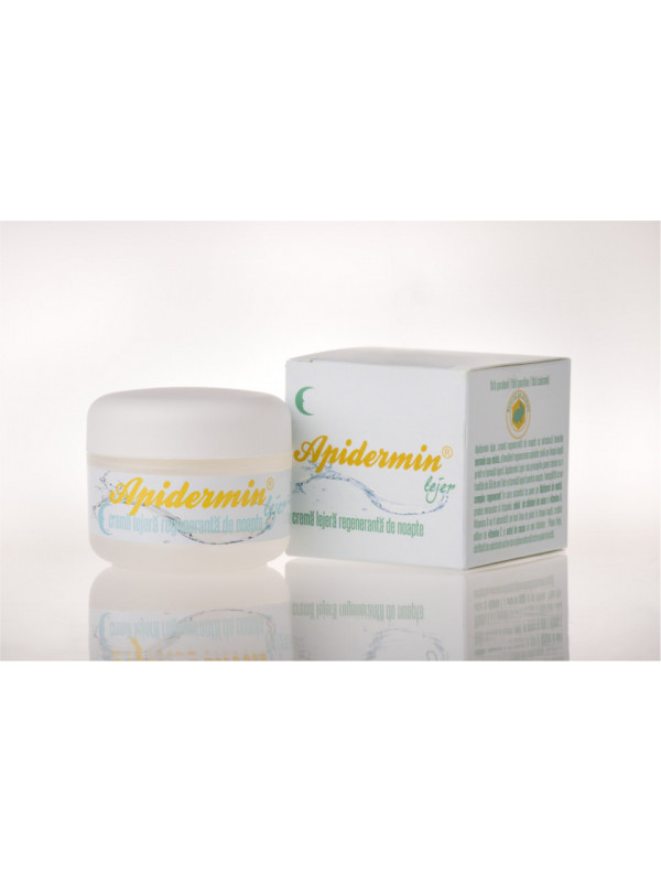 Apidermin crema lejera pentru noapte 50ml complex apicol