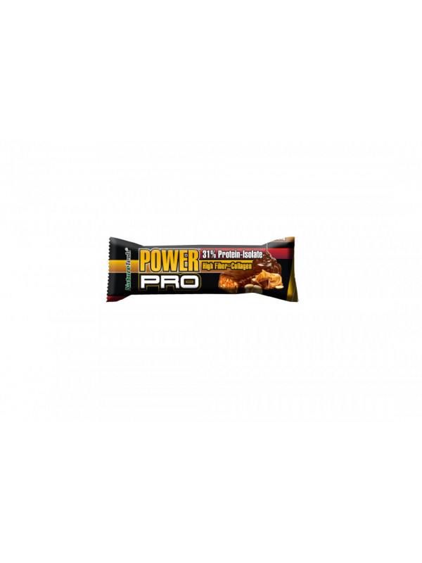 Baton energizant Power Pro 31% proteina, unt de arahide Nature Tech