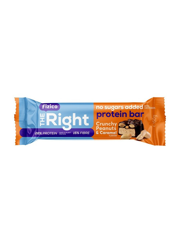 Baton proteic cu arahide si aroma caramel 60gr sly nutritia