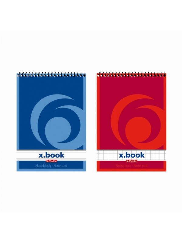 Bloc notes a7 50f spirala patratele x.book