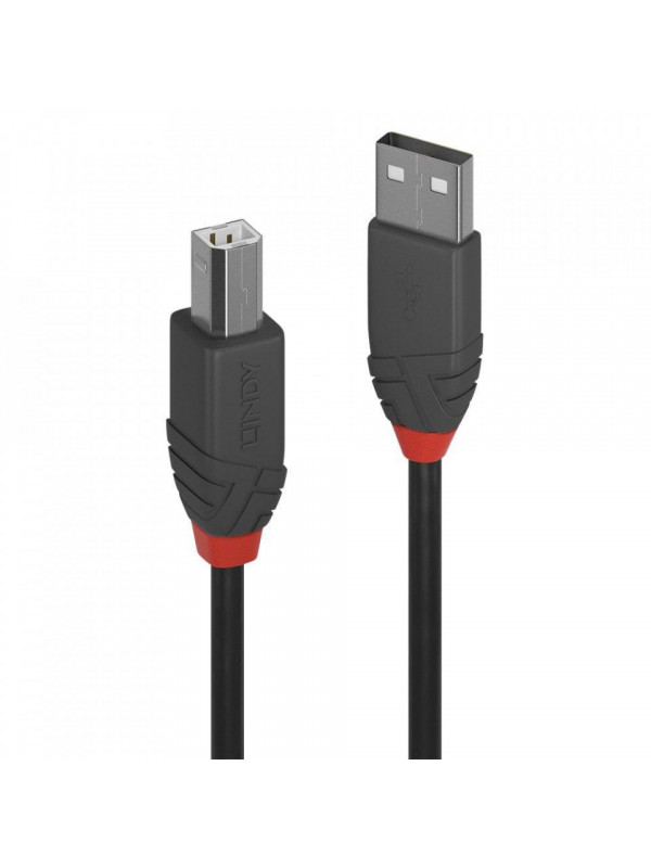 Cablu Lindy 5m USB 2.0 Type A to B Anthr
