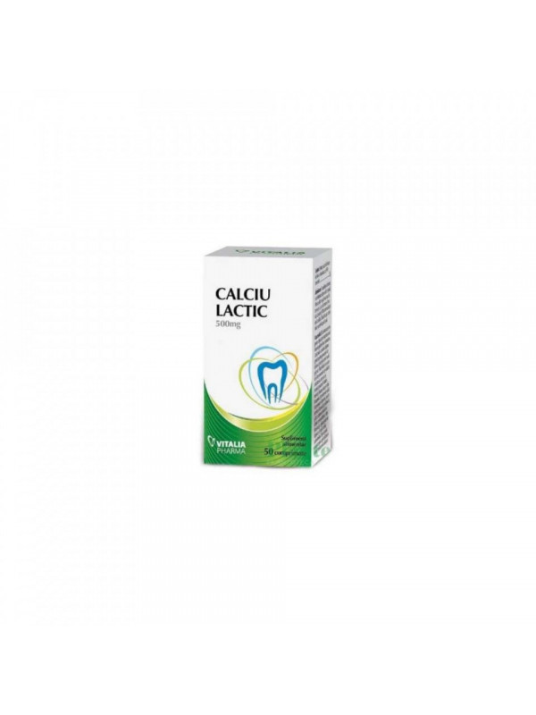 CALCIU LACTIC 50CPR