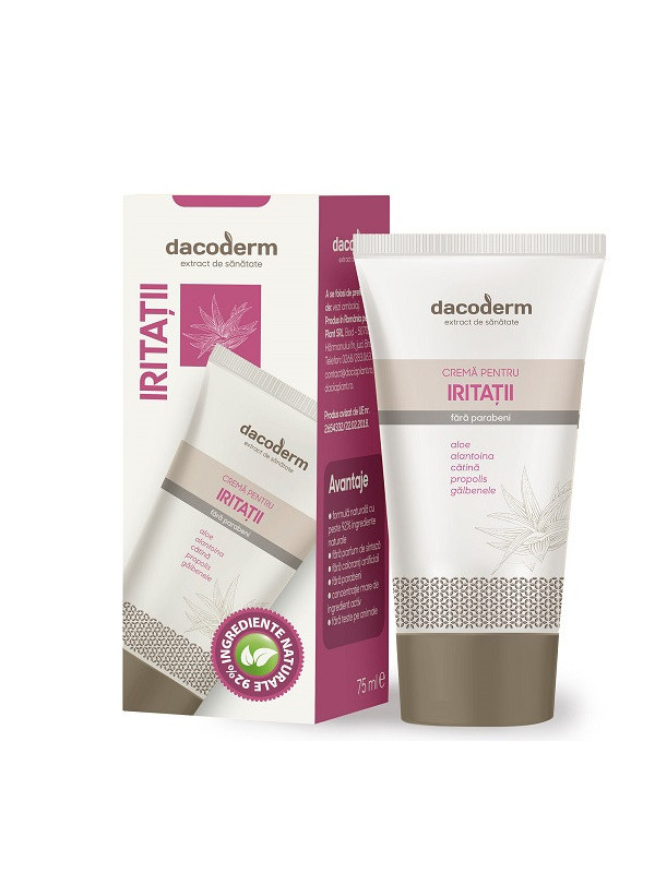 Crema pentru iritatii "dacoderm" 75ml dacia plant