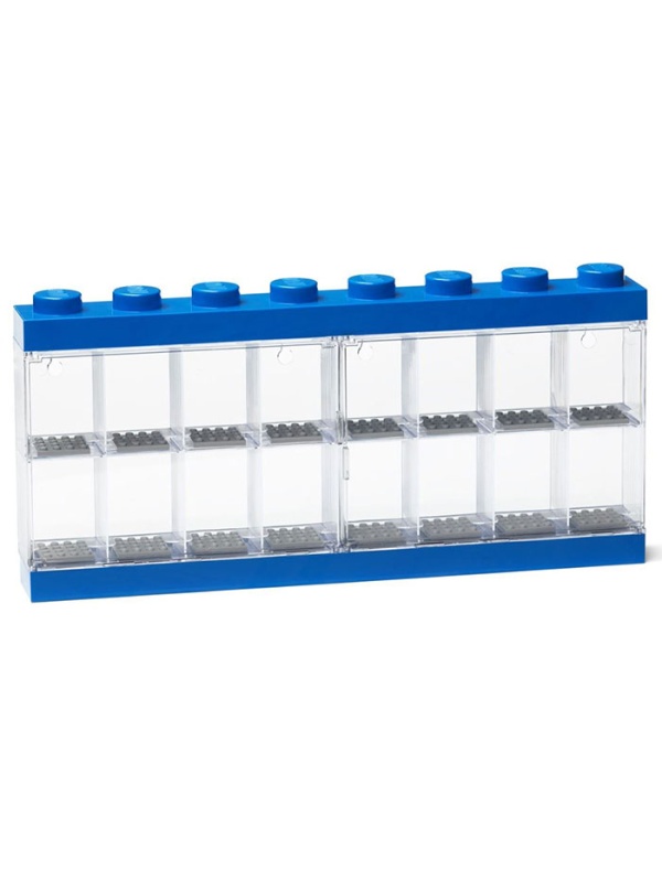 Cutie albastra pentru 16 minifigurine LEGO