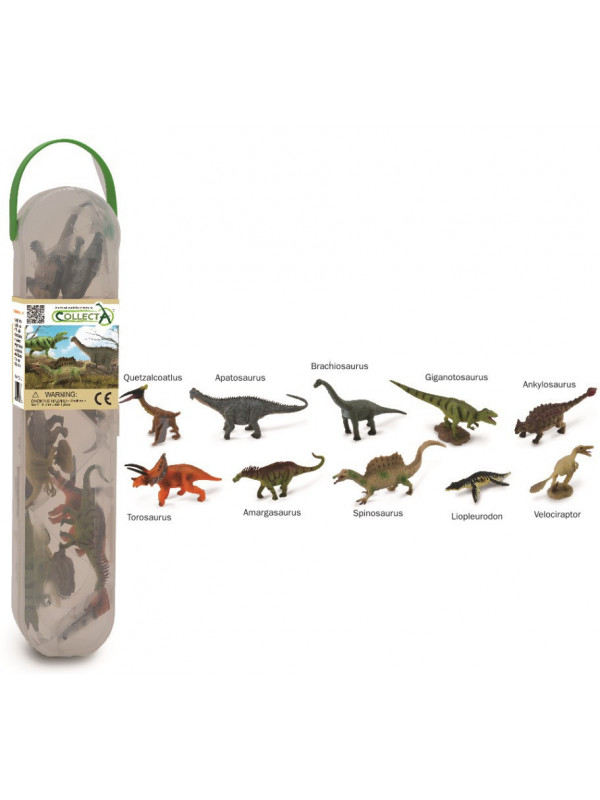 Cutie cu 10 minifigurine Dinozauri set 2