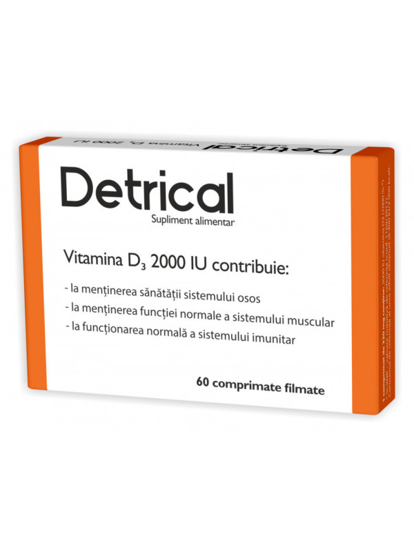 DETRICAL D3 2000IU 60CPR