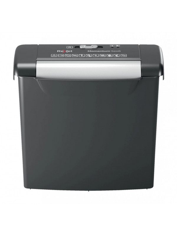 Distrugator manual documente MOMENTUM S206, 6 coli, P2, strip-cut (tip fasii) Rexel "2104568EU"