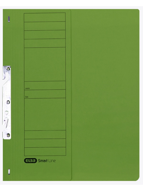 DOSAR INCOPCIAT ELBA SMART A4 1/2, CARTON MANILA 250G/MP, BLUE ANGEL, CAPACITATE 200 FILE, CULOARE VERDE