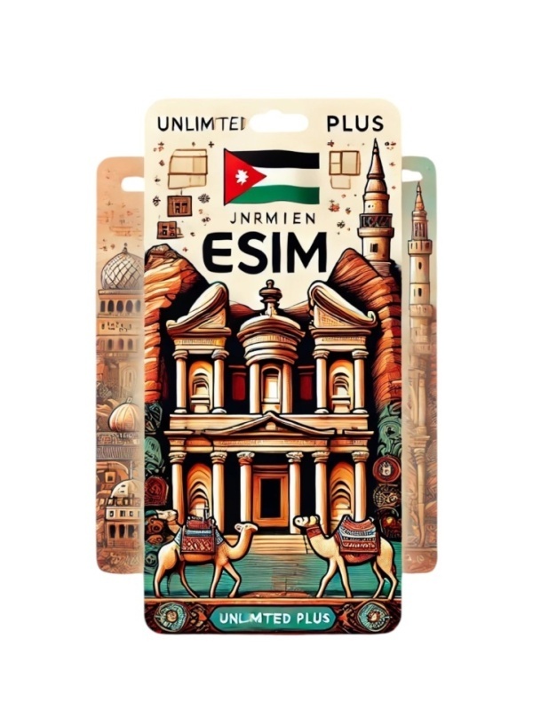 eSIM Jordan, Unlimited Plus, 30 Days