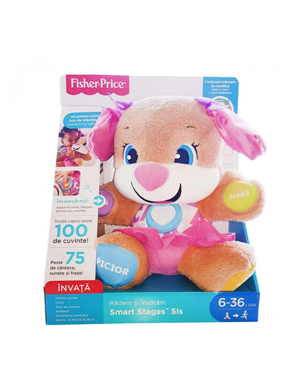 Fisher price catelusa sis vorbeste in limba romana