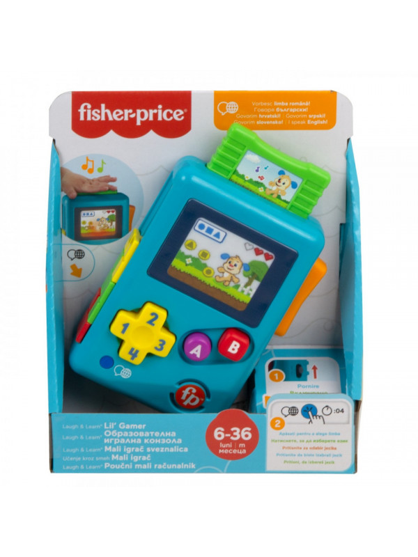 Fisher price laugh&learn consola de joc interactiva in limba romana