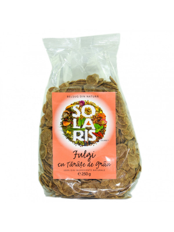 FULGI CU TARATE DE GRAU 250gr SOLARIS