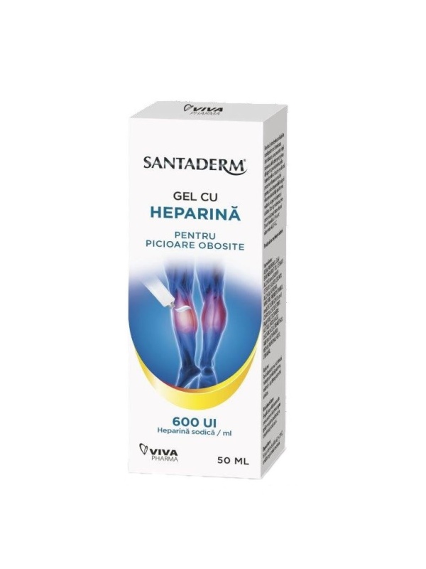 GEL HEPARINA PICIOARE OBOSITE 600UI 50ML