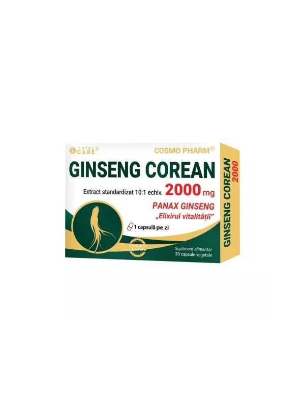 GINSENG COREAN 2000MG 30CPS