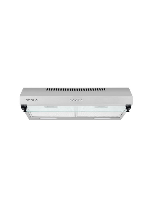 Hota traditionala Tesla DB601AX, 3 trepte, 60cm350m3/h, LED 2x2W, 2 motoare, 60cm, inox