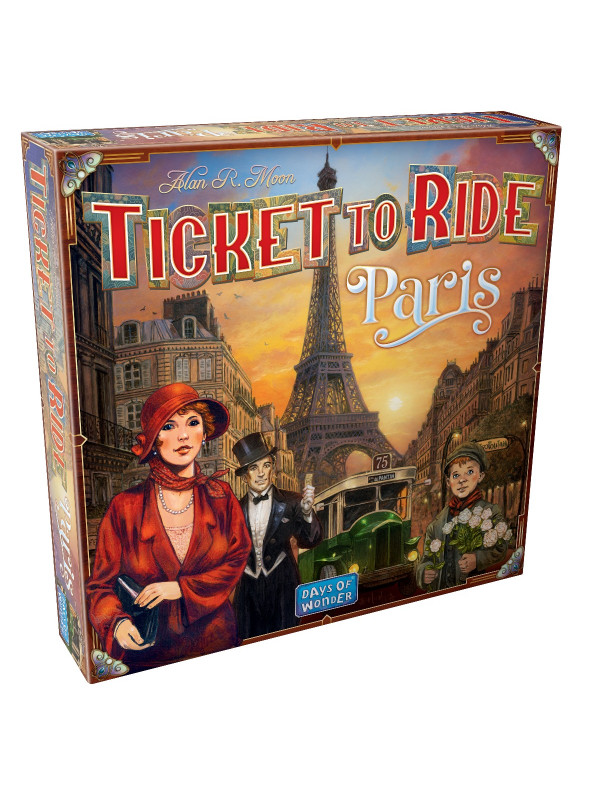 Joc de societate Ticket to Ride Paris, limba engleza