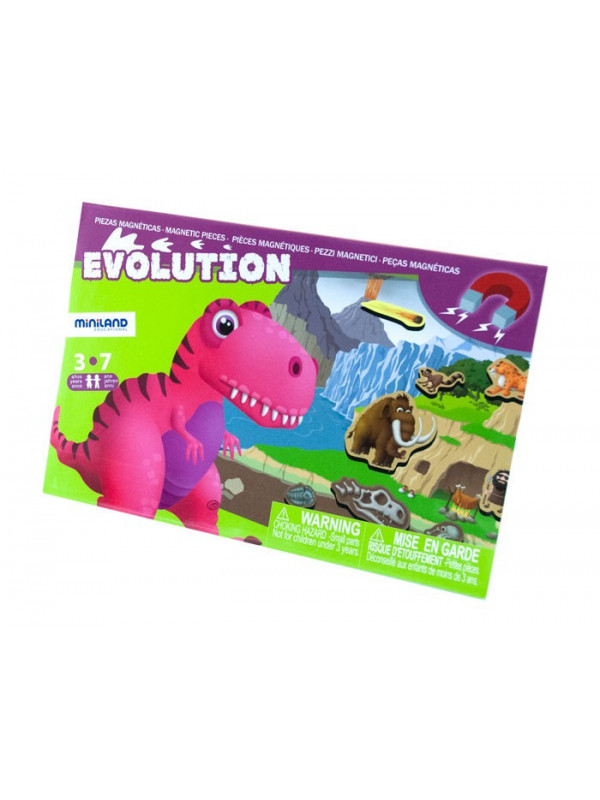 Joc magnetic Descopera Evolutia speciilor - Miniland