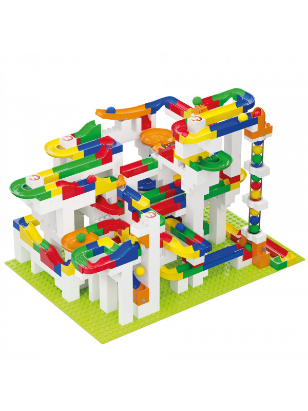Jucarie de construit pentru copii Marble Run Hubelino (585 piese)