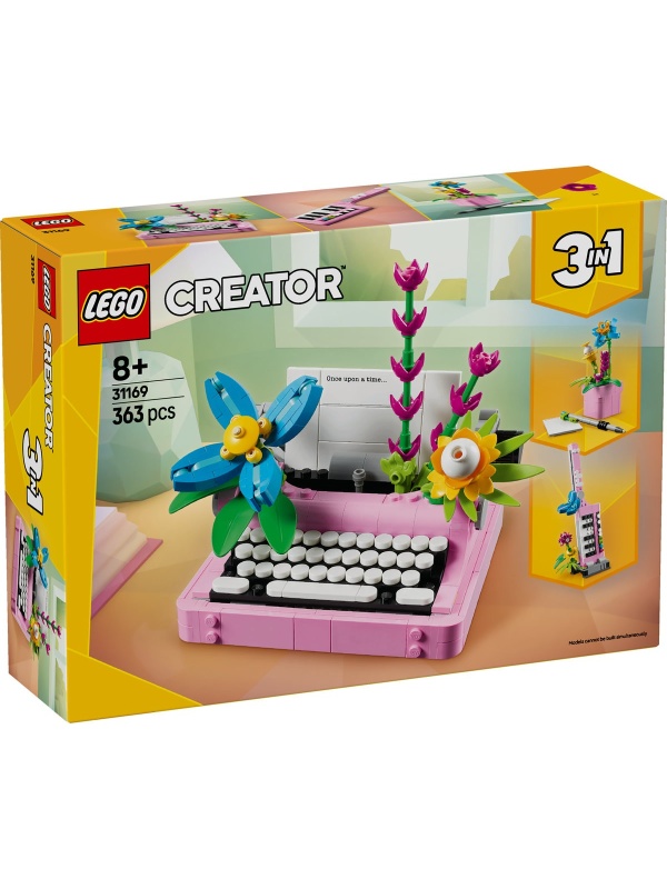 LEGO CREATOR MASINA DE SCRIS CU FLORI 31169