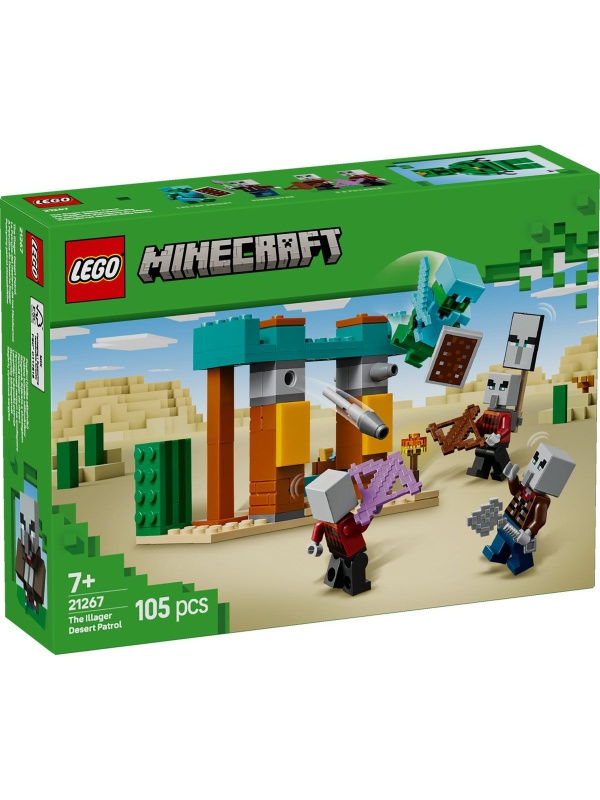 LEGO MINECRAFT PATRULA ILLAGER ÎN DESERT 21267