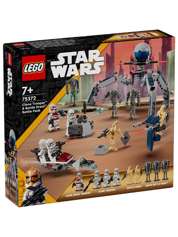 LEGO STAR WARS PACHET DE LUPTA CLONE TROOPER SI DROID DE LUPTA 75372