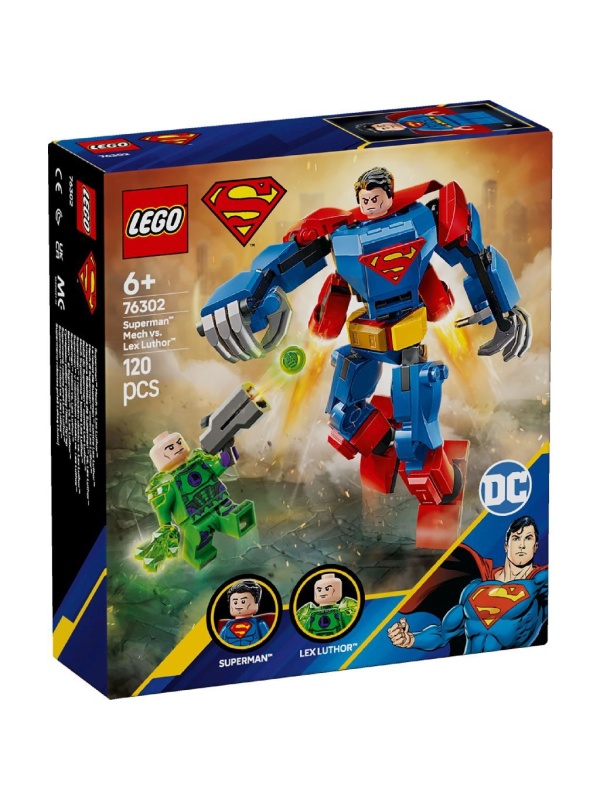 LEGO SUPER HEROES ROBOTUL LUI SUPERMAN VS LEX LUTHOR 76302