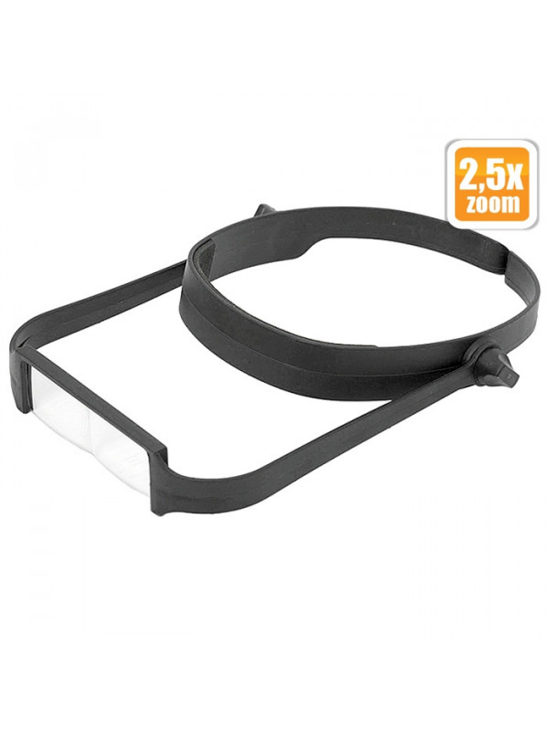 Lupa cu banderola de cap, 2,5 x
