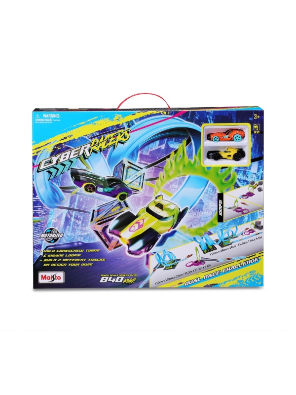 MAISTO CYBER RACERS CIRCUIT CURSA DUBLA