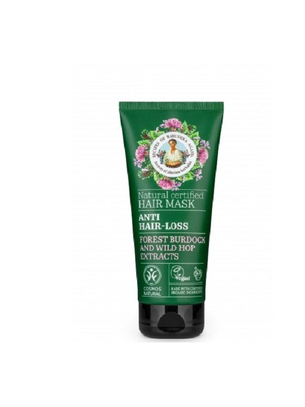 Masca de par impotriva caderii parului cu brusture si hamei "bunica agafia" 200ml adams vision