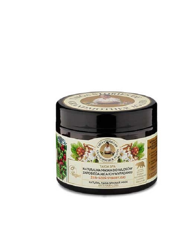 Masca de par naturala impotriva caderii parului cu ginseng siberian "bunica agafia" 300ml adams vision