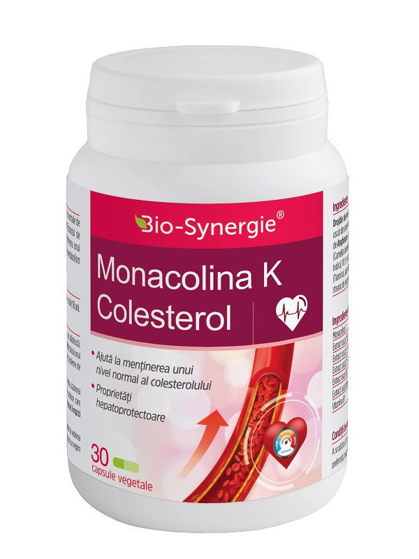MONACOLINA K, COLESTEROL 30cps vegetale BIO-SYNERGIE