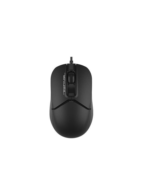 MOUSE A4TECH FM12 cu fir 1000DPI, NEGRU