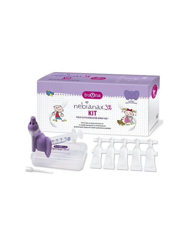 Nebianax 3% kit fiole&pulverizator 20fiole*5ml