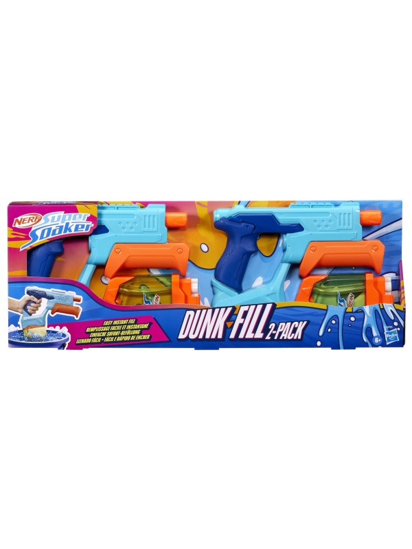 NERF SUPER SOAKER SET 2 BLASTERE NERF DUNK FILL